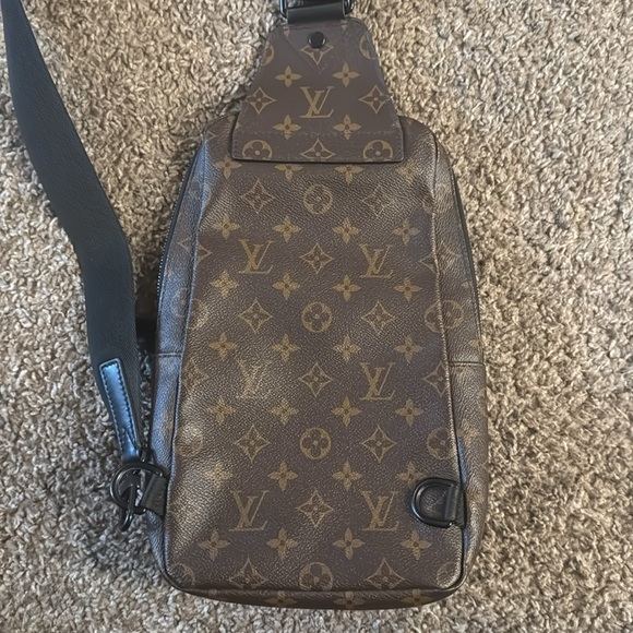 Louis Vuitton Macassar Sling Bag, Louis Vuitton item number M45897. - Picture 6 of 6